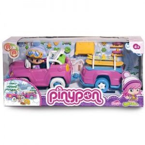 Игровой набор Pinypon Автомобиль с прицепом (700010267)