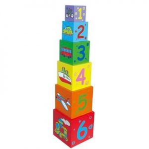 Кубики Viga Toys Пирамидка (59461)