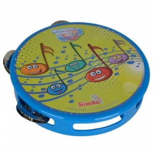 Музыкальная игрушка Simba Бубен Веселые ноты 15 см (6834041)