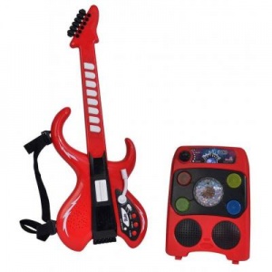 Музыкальная игрушка Simba Диско Электрогитара с усилителем со световыми эффектами 8 ри (6834251)