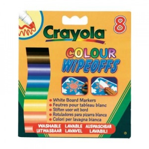 Набор для творчества Crayola 8 стираемых фломастеров для письма на доске (8223)
