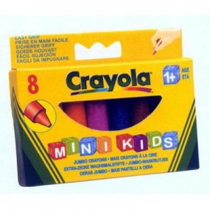 Набор для творчества Crayola 8 восковых мелков для самых маленьких (80)