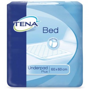 Пеленки для младенцев Tena Bed Plus 60х60 см 120 шт (7322540009926)