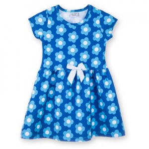 Платье Breeze в голубые цветы (8899-104G-blue)