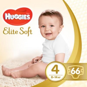 Подгузник Huggies Elite Soft 4 Mega 66 шт (5029053546339)