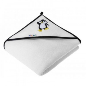 Полотенце для купания Akuku с капюшоном Пигвин, 100x100 см (A1240)