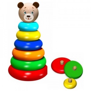 Развивающая игрушка WoodyLand Медвежонок (71030)