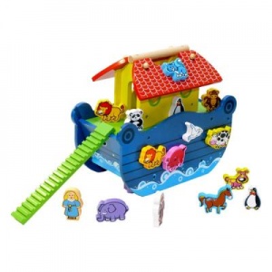 Развивающая игрушка WoodyLand Ноев ковчег (71019)