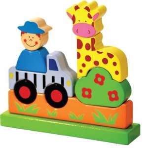 Развивающая игрушка WoodyLand Зоопарк (71005)