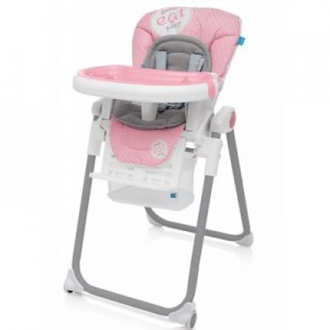 Стульчик для кормления Baby Design 08 Pink (299742)