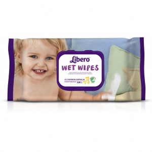 Влажные салфетки Libero Wet Wipes 64 шт (7322540350470)