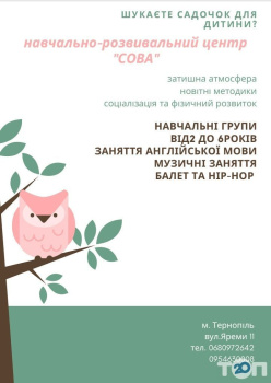 Частный детский сад "СОВА"