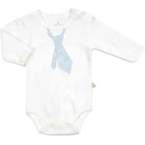 Боді дитяче Bibaby з краваткою з довгим рукавом (56434-50B-blue)