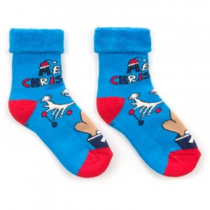 Шкарпетки дитячі BNM з лосем (M1C0101-2028-1-lightblue)