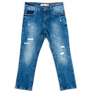 Штани дитячі Breeze джинсові з потертостями (OZ-18606-116B-blue)