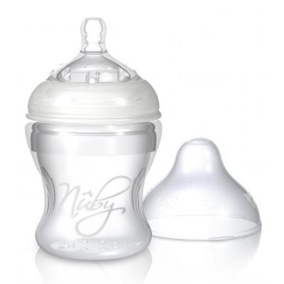 Бутылочка для кормления Nuby Natural Touch, соска медленный поток, 150 мл, 0м+ (67016 +)