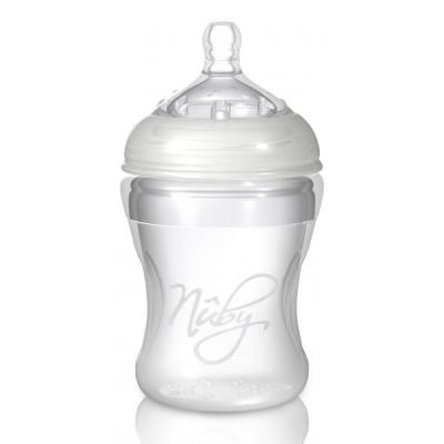 Бутылочка для кормления Nuby Natural Touch, соска средний поток, 210 мл, 0м+ (67017 +)