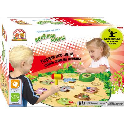 Детский коврик Touch&Play Веселые бобры с молоточком (SLW9789)