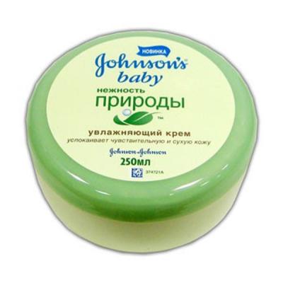 Детский крем Johnson’s Baby Нежность природы увлажняющий 250 г (3574660390476)