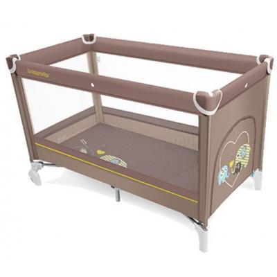 Детский манеж Baby Design Simple бежевый (20408)