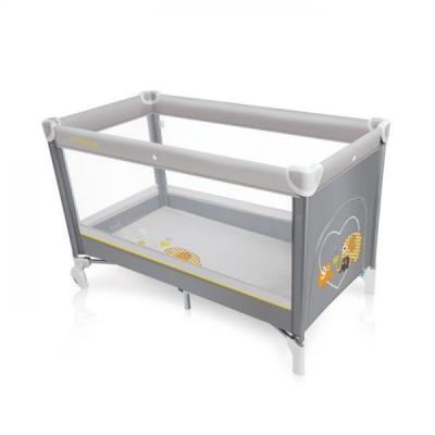 Детский манеж Baby Design Simple серый (20051)