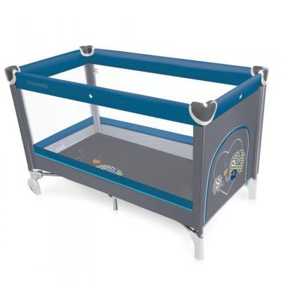 Детский манеж Baby Design Simple синий (20624)