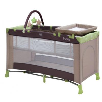 Детский манеж Bertoni/Lorelli Penny 2L+ Beige Green (18561)