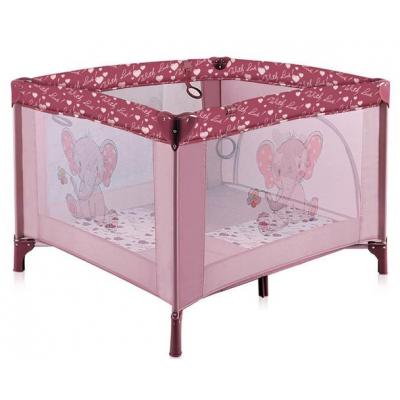 Детский манеж Bertoni/Lorelli PLAY STATION Pink elephant (20490)