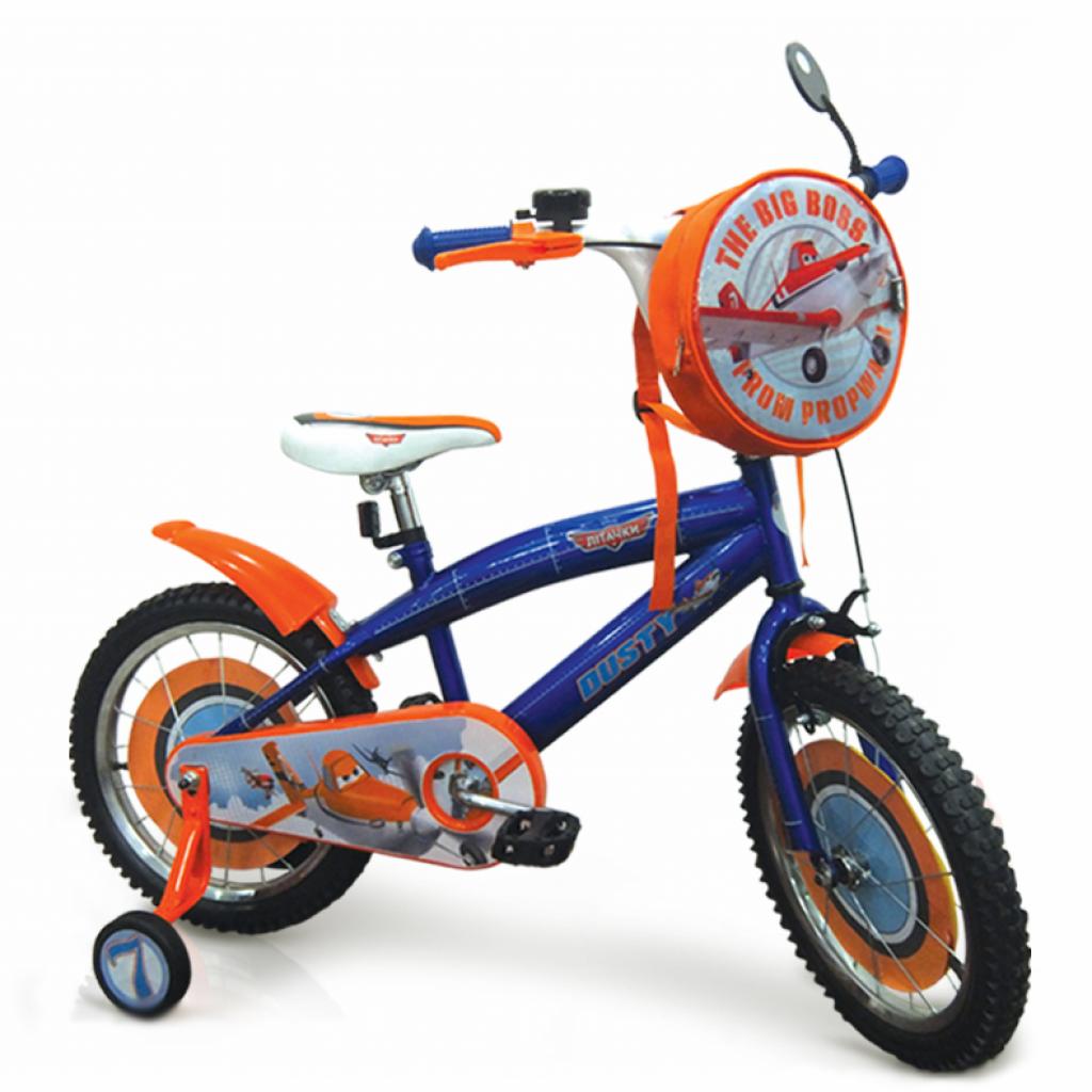 Детский велосипед Disney 16" Disney Planes со звонком и зеркалом (PL1601)