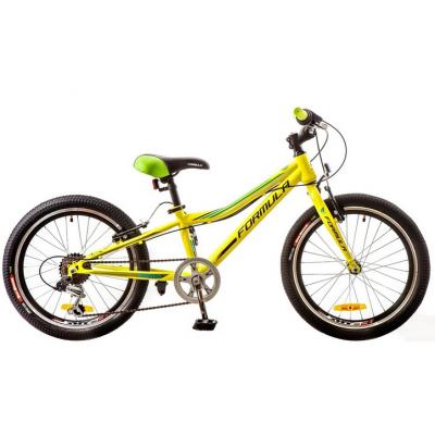Детский велосипед Formula 20" LIME 14G Vbr 10" St салатный 2017 (OPS-FR-20-021)