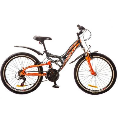 Детский велосипед Formula 24" ATLAS AM2 14G Vbr 14" St черно-оранжевый 2017 (OPS-FR-24-054)