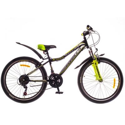 Детский велосипед Formula 24" COMPASS 14G Vbr 12" St салатный 2017 (OPS-FR-24-060)
