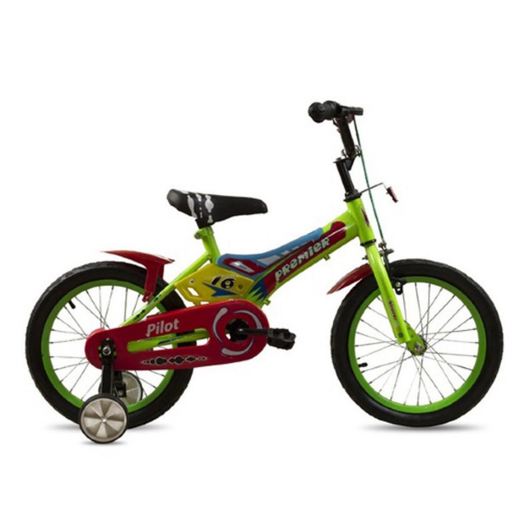 Детский велосипед Premier Pilot 16" lime (13903)