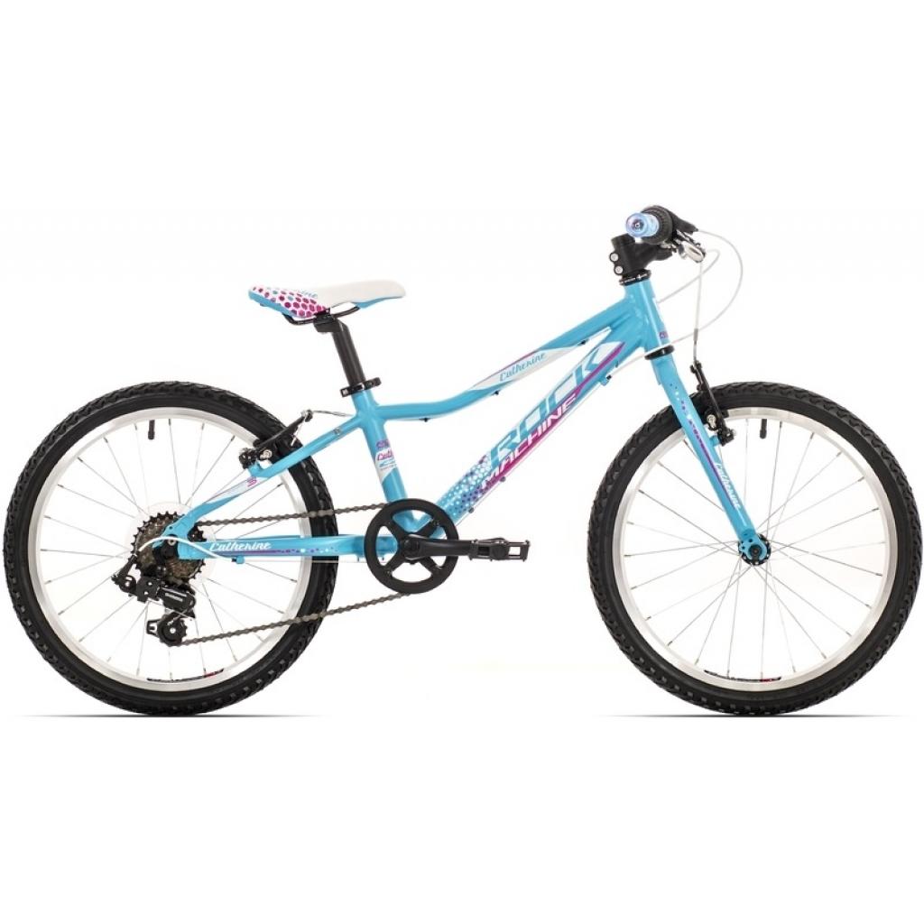 Детский велосипед Rock Machine CATHERINE 20 blue/magenta/white (803.2016.20005)