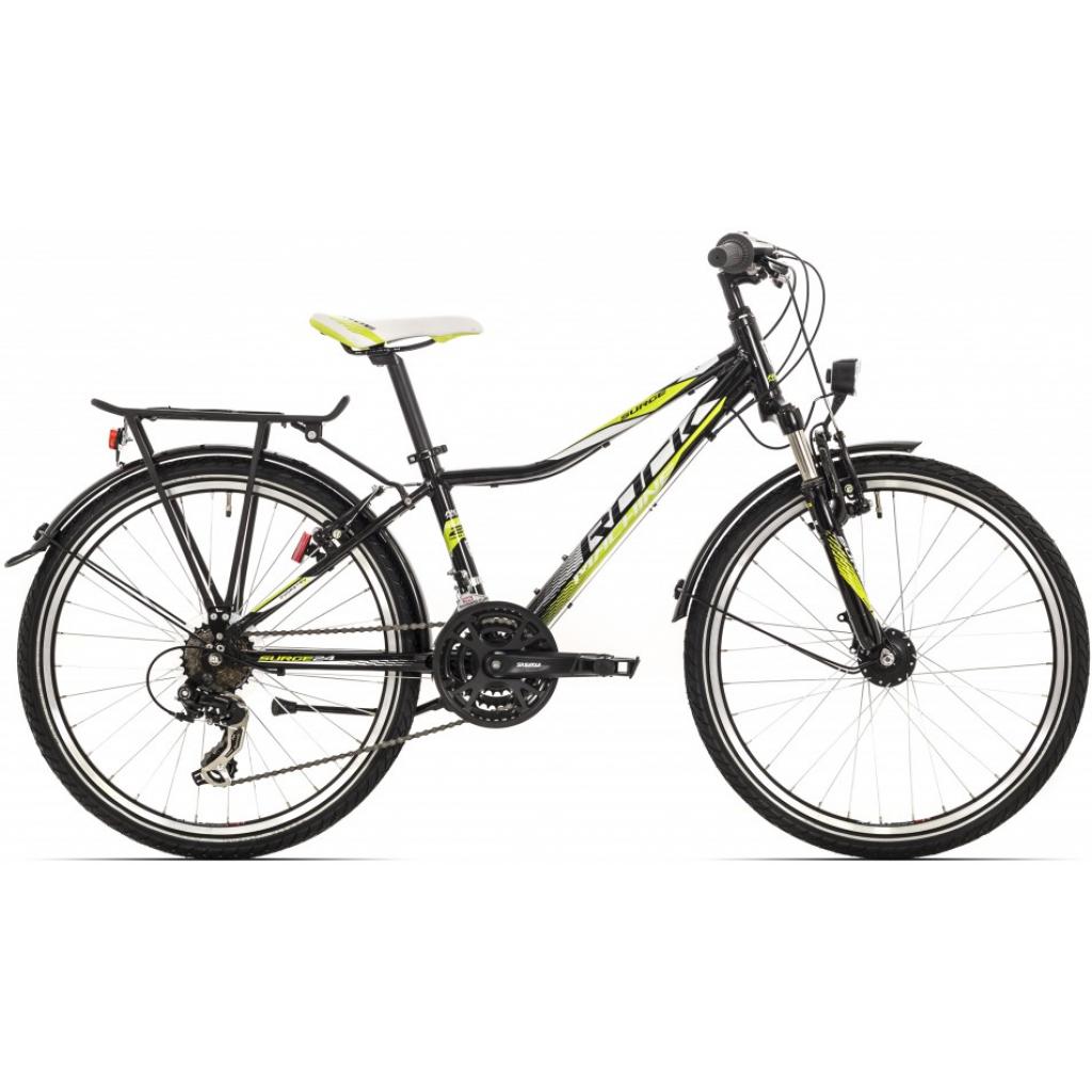 Детский велосипед Rock Machine SURGE 24 CITY black/green/white (803.2016.24004)