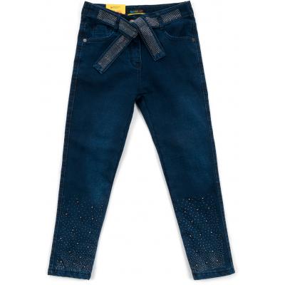 Джинсы Sercino со стразами (52363-140G-blue)