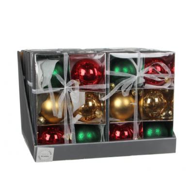 Елочная игрушка Christmas House Шарик цветной 8 см 6 шт (8718861132830)