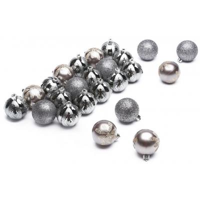 Елочная игрушка ColorWay Merry Christmas mix 24шт (6см) ZINC_OEM (CW-MCB624ZINK_OEM)