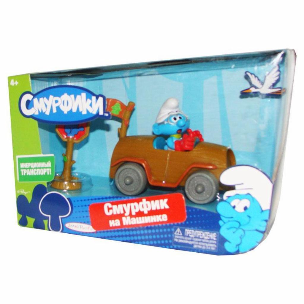 Фигурка The Smurfs Автомобиль и Смурф (56059)