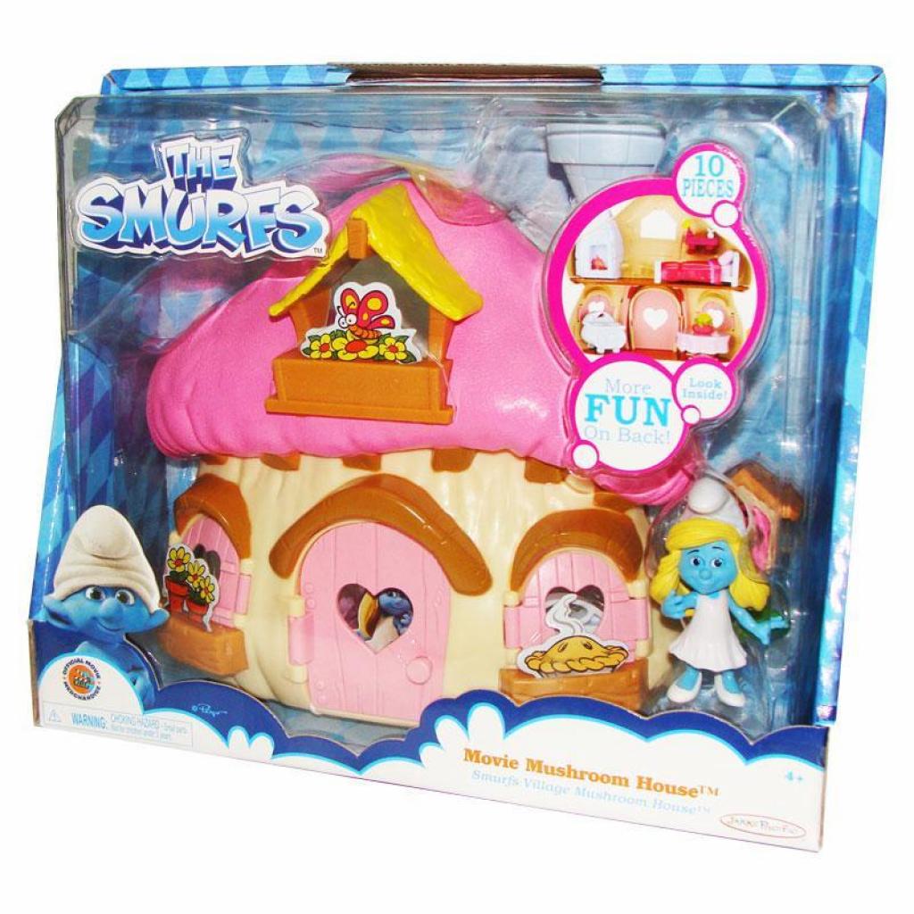 Фигурка The Smurfs Домик-гриб и Смурфетта (53982)