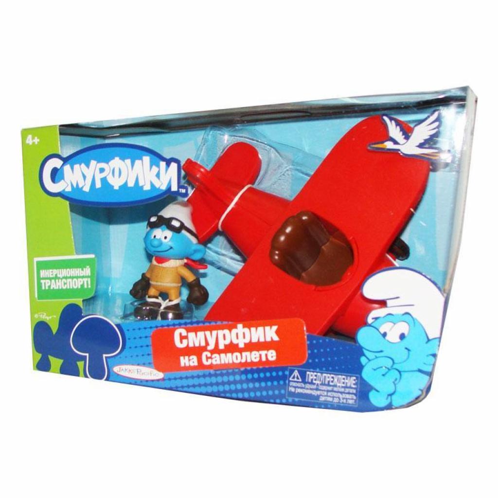 Фигурка The Smurfs Самолет и Смурф (56060)