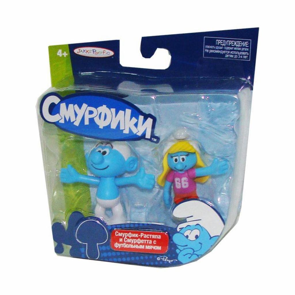 Фигурка The Smurfs Смурфетта-футболистка и Растяпа (49611)