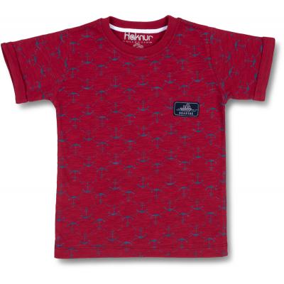 Футболка детская Haknur с якорями (5683-86B-red)