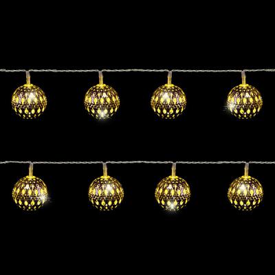 Гирлянда Luca Lighting Золотые шарики 1,05 м (8712799935518)
