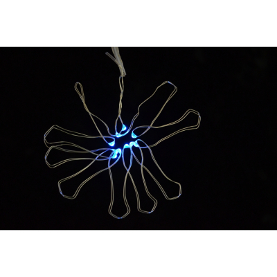 Гирлянда YES! Fun LED 10 ламп, голубая, 1,1 м (801109)