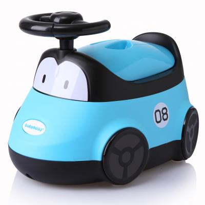 Горшок Babyhood Автомобиль голубой (BH-116B)