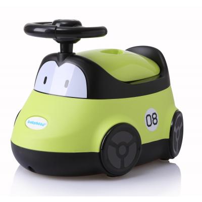 Горшок Babyhood Автомобиль зелёный (BH-116G)