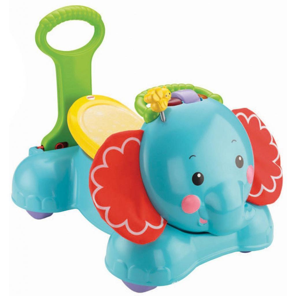 Ходунки Fisher-Price Слоник 3 в 1 серии Прыгай, шагай и езжай (CBN62)