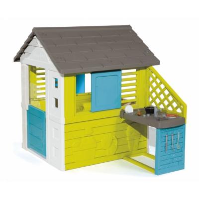 Игровой домик Smoby Радужный с летней кухней (810711)
