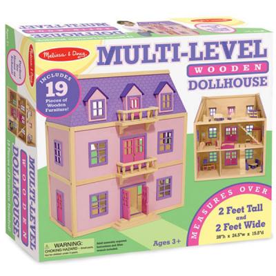 Игровой набор Melissa&Doug Многоэтажный Деревянный Домик (MD4570)